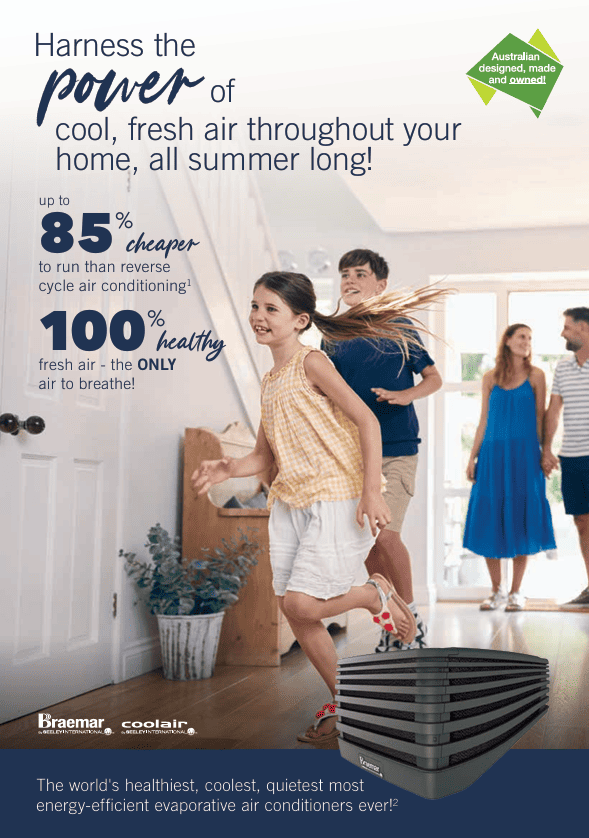 braemar coolair evaporative brochure 2023-2024